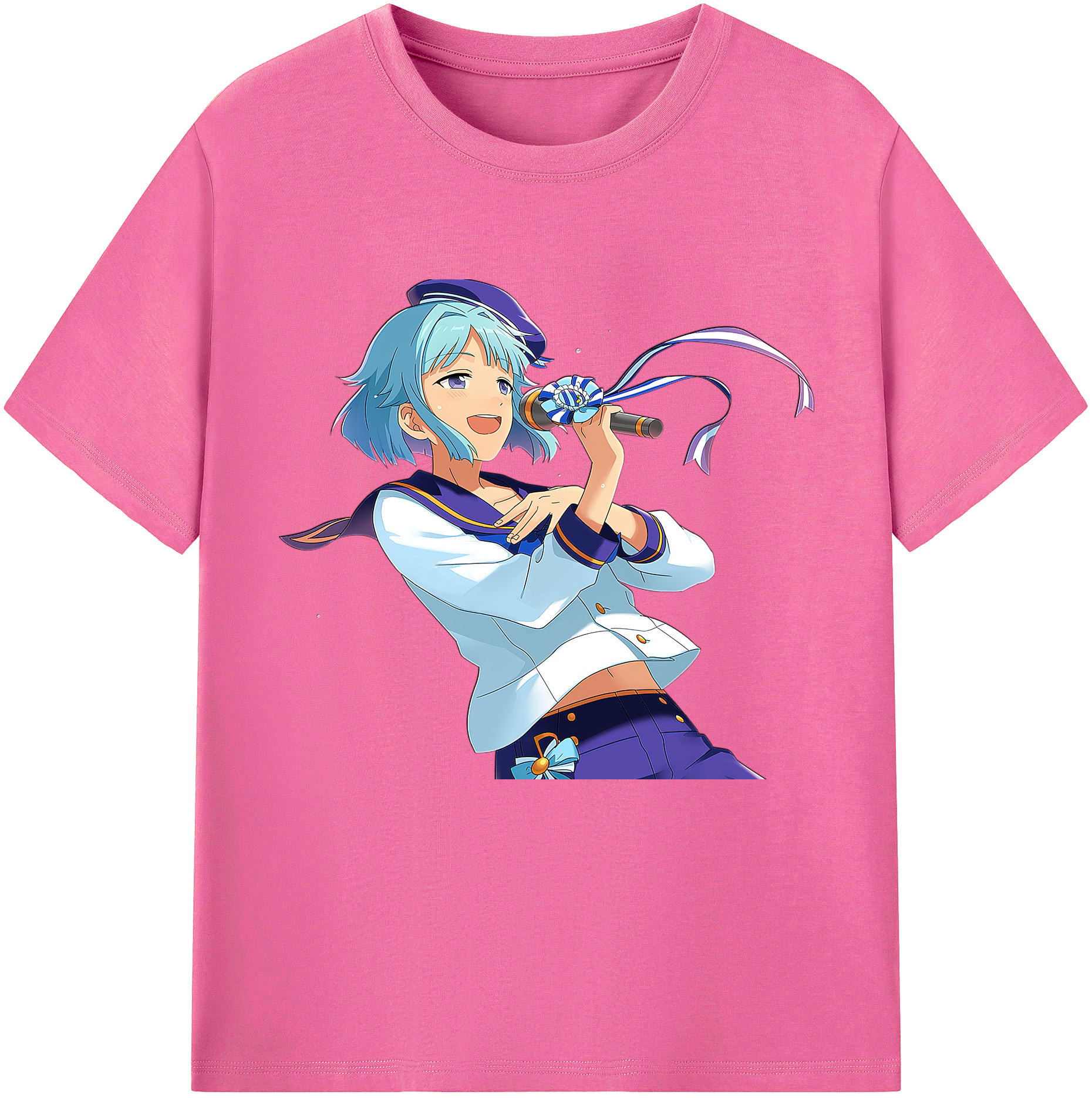 （画像用） あんさんぶるスターズ! Ensemble Stars レディースカジュアルプリントTシャツ（綿100％）